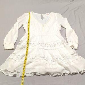 Chic White Lace Formal Dress